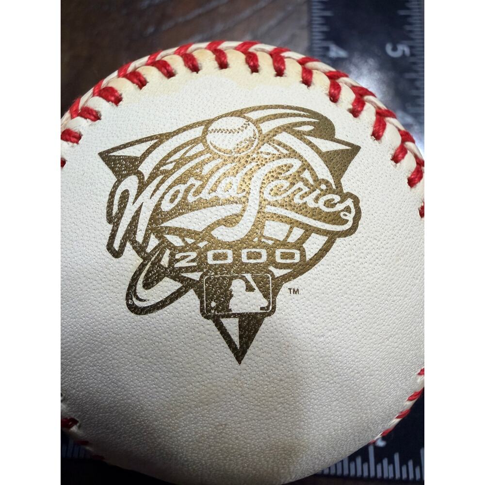 Rawlings Official 2000 World Series Baseball Yankees Mets Subway Series Selig - Picture 11 of 16